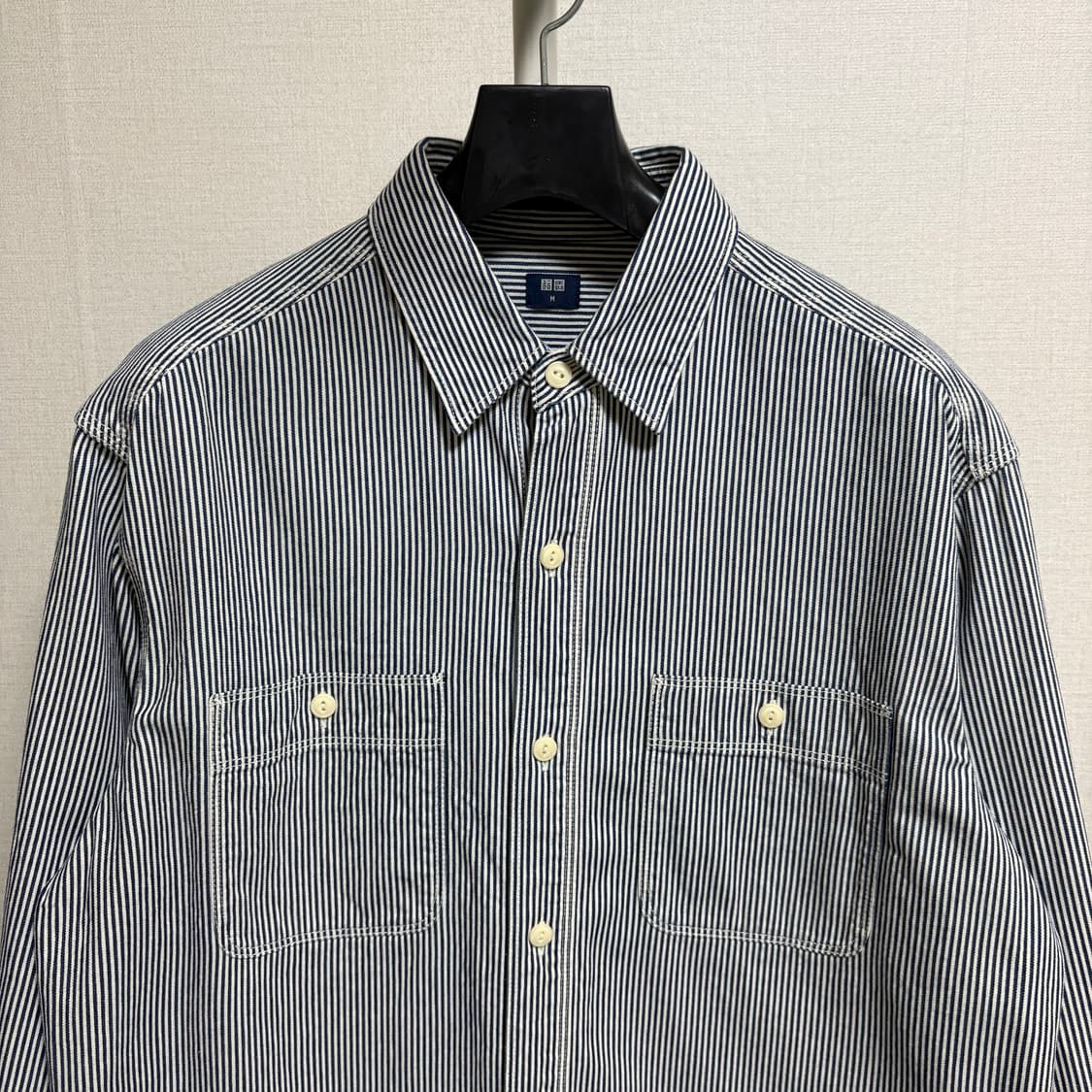 유니클로 히코리 워크셔츠 / M 상품이미지2