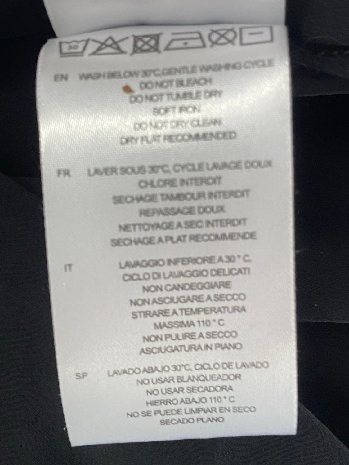 이로 블랙 실크 드레스 상품이미지6