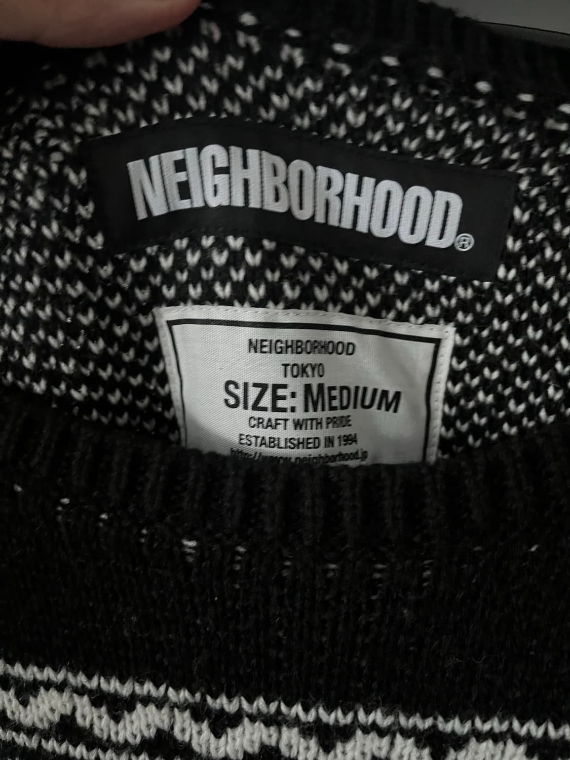 네이버후드 18FW 니트 상품이미지4