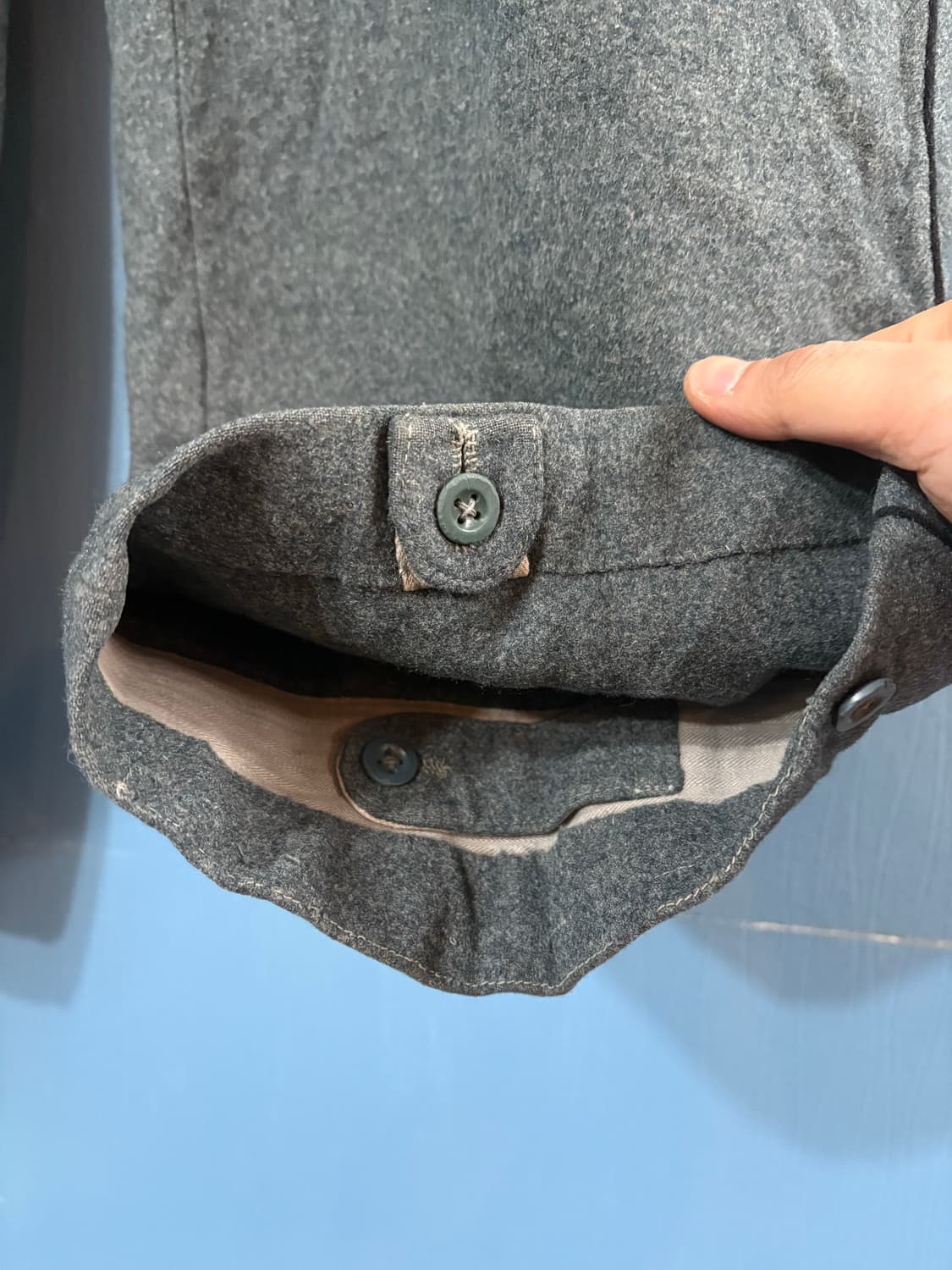 50-60’s Swiss army side line Wool Pant. 상품이미지6