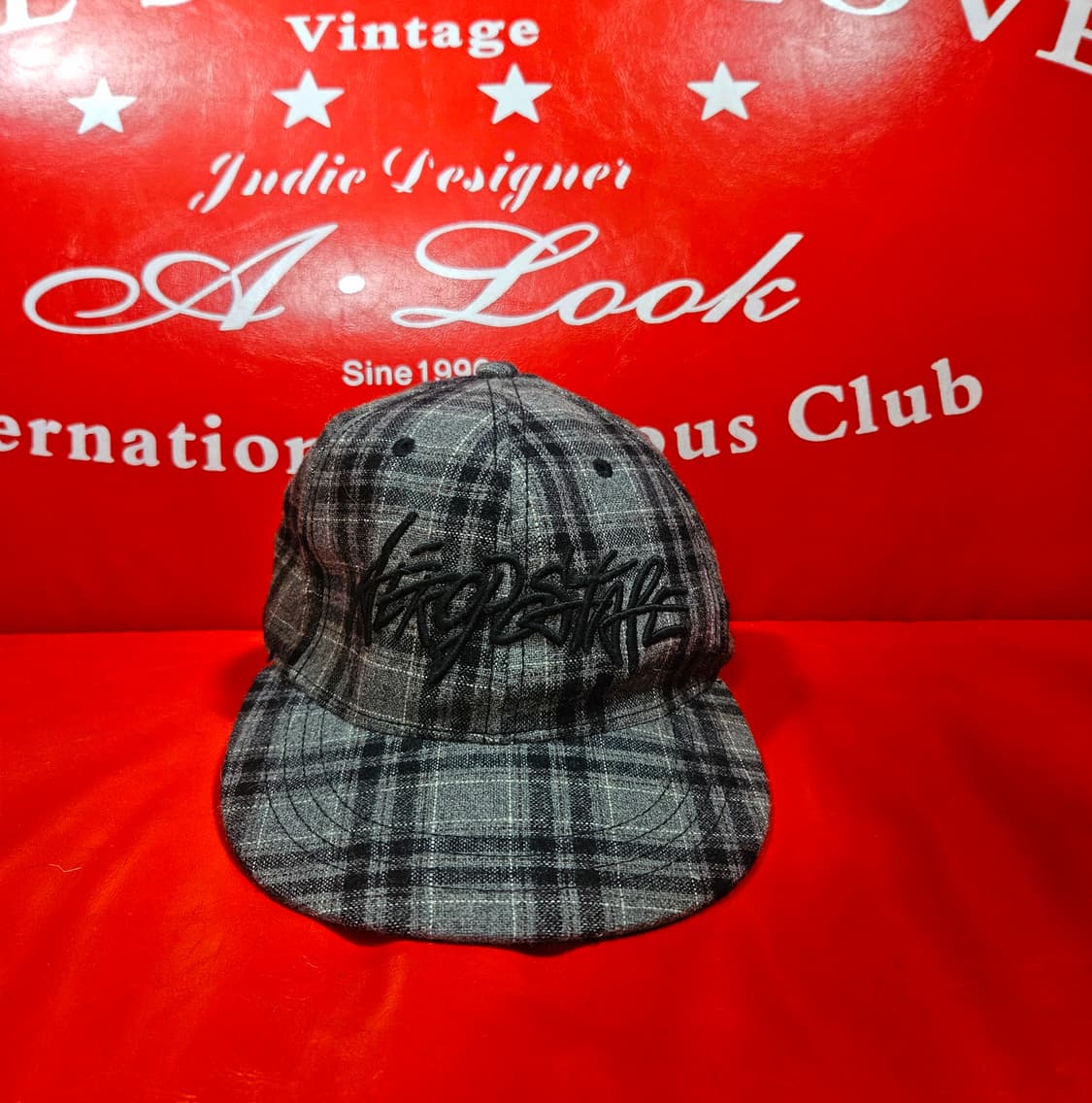 에어로포스테일 in USA 차콜 체크 스냅백
 상품이미지1