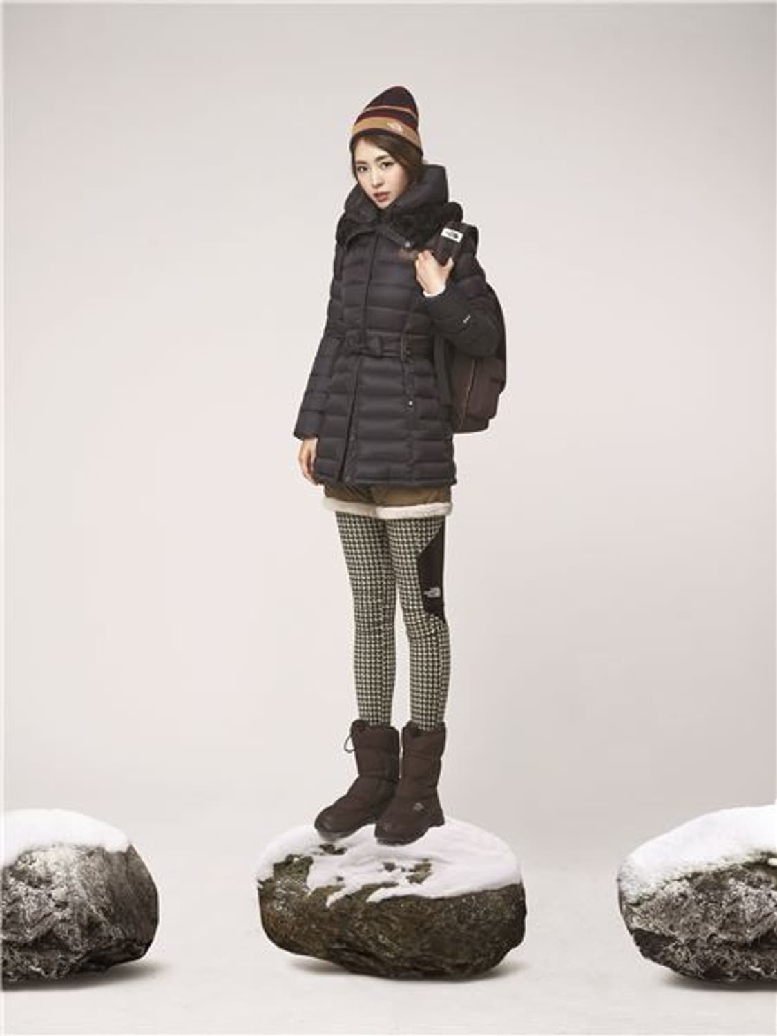 노스페이스 화이트라벨 피크 롱 다운 패딩 점퍼 상품이미지10