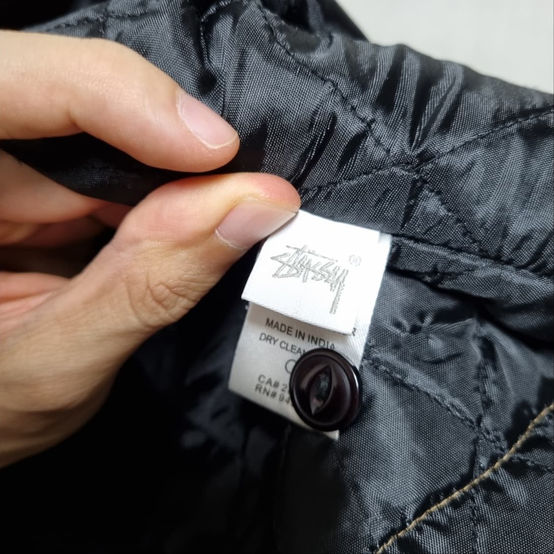 ( XL ) 스투시 브라운 체크 자켓 상품이미지5