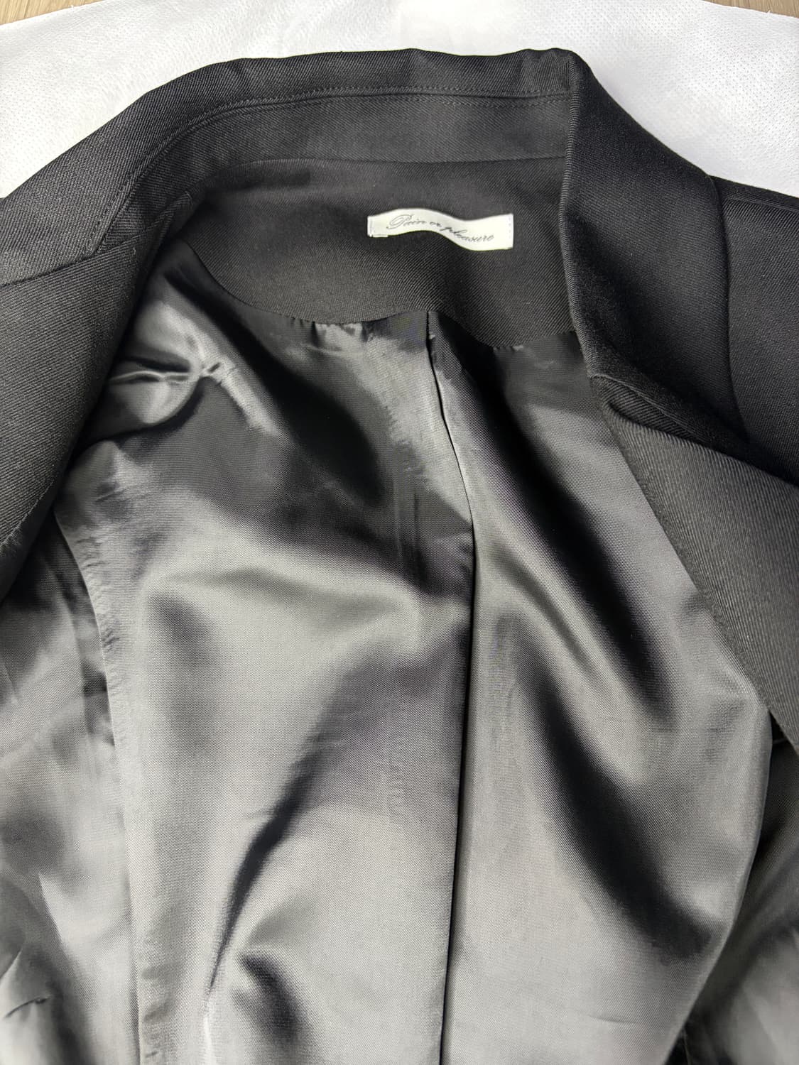 페인오어플레저 LIORA JACKET DRESS black s 상품이미지6