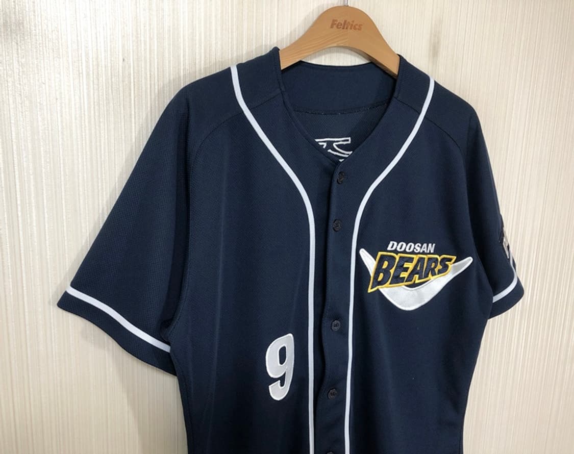 KBO 위팬 두산베어스 반달원정 유니폼/져지 105 #9 박준영 상품이미지4