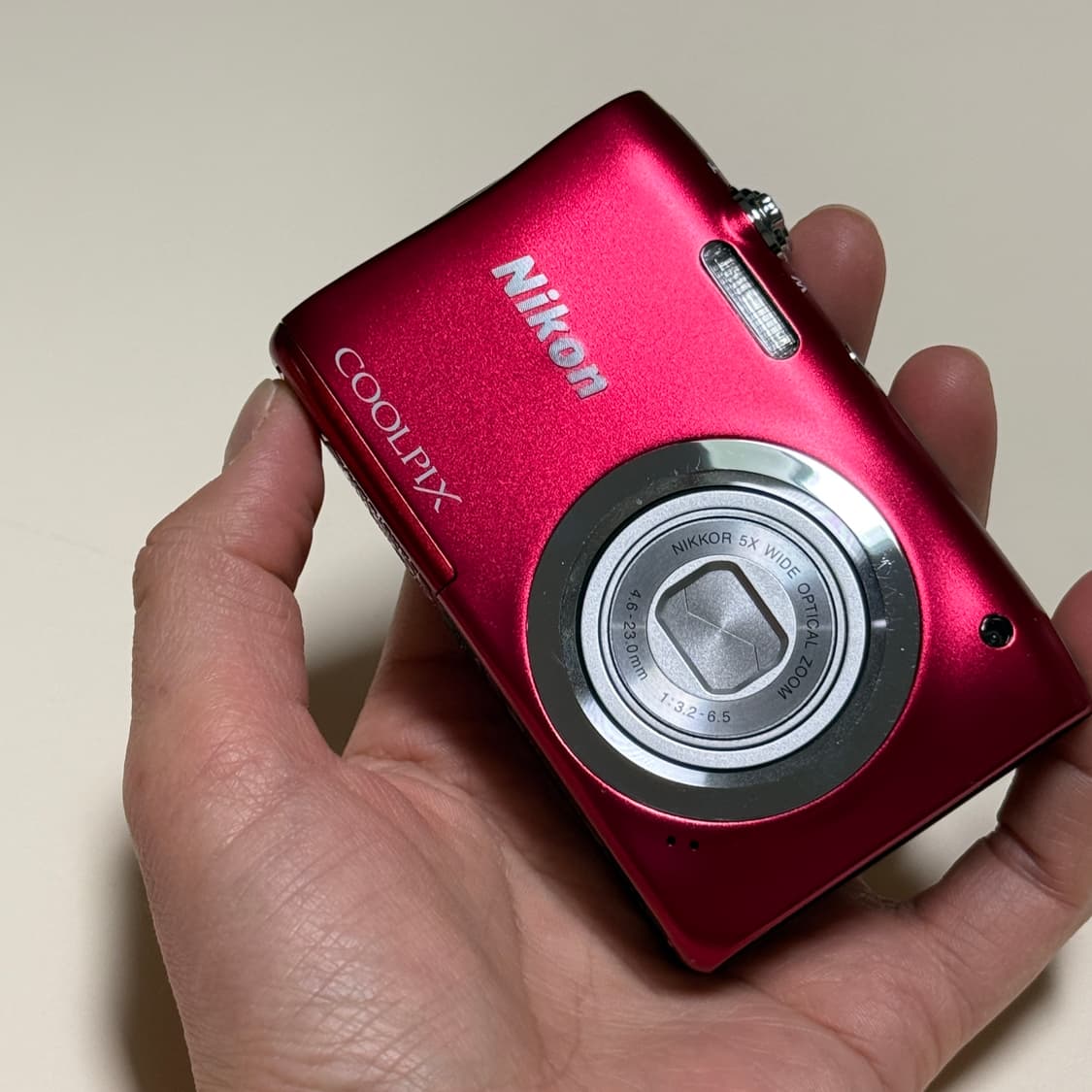 소프트포커스🫧 니콘 쿨픽스 A100 빈티지 디카 디지털카메라 레드 상품이미지2