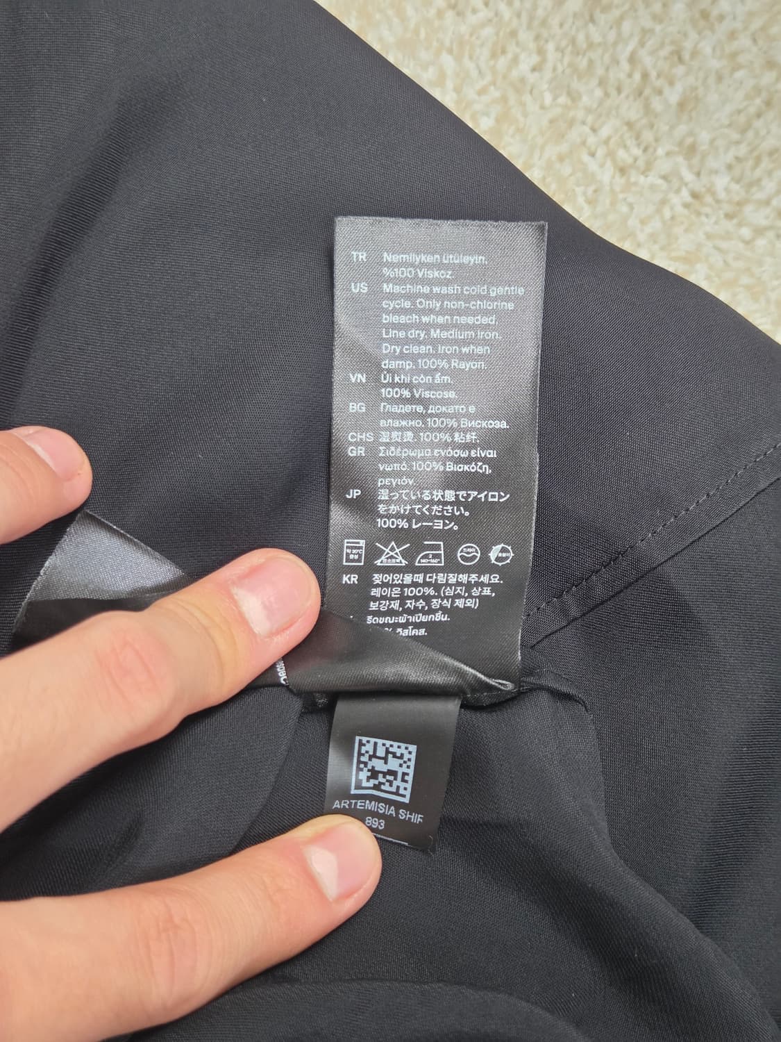 (새상품) [COS] 보우 디테일 비대칭 미디 드레스 | S00116 상품이미지5