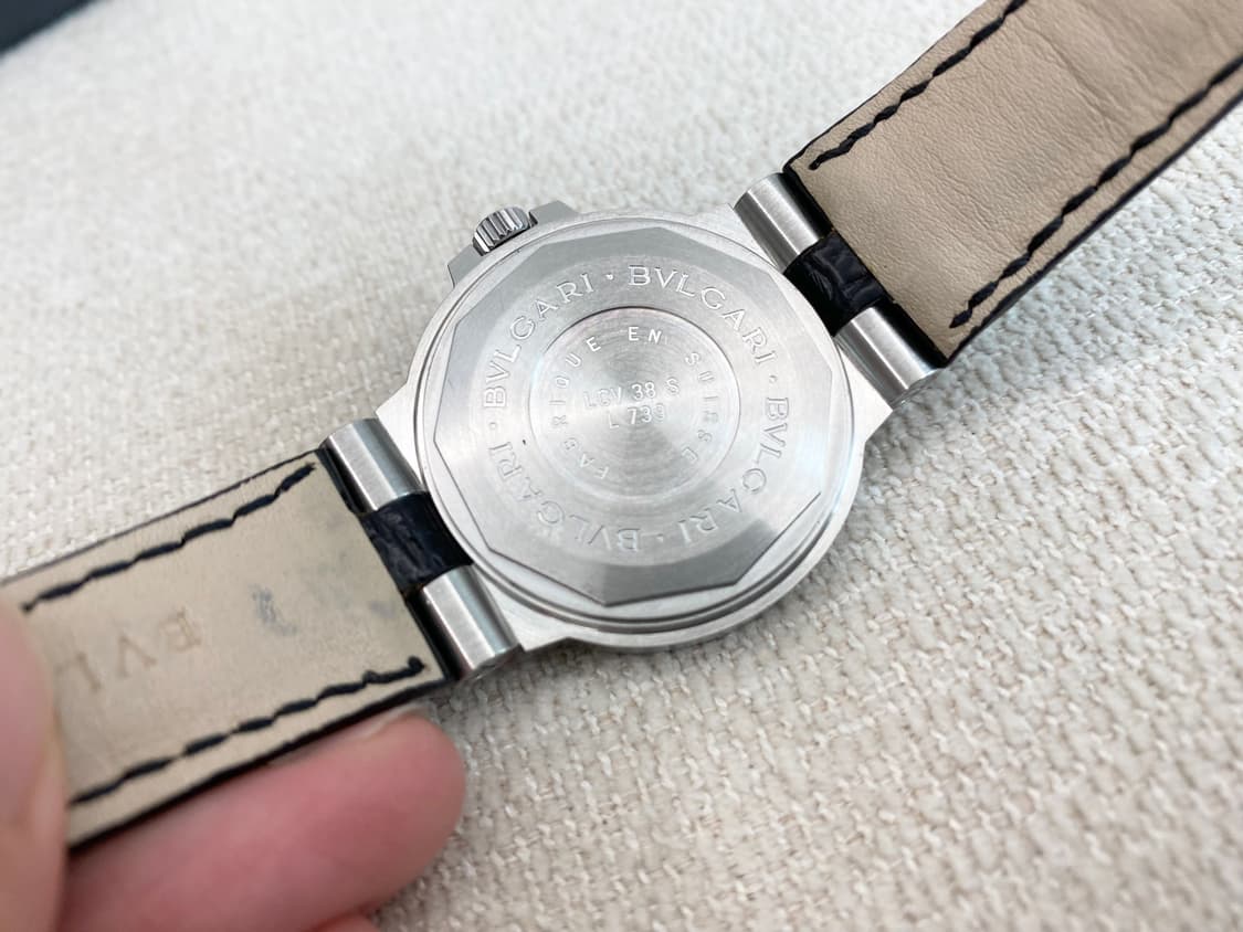 불가리 디아고노 LCV38S 라지 38mm 블랙 오토메틱 상품이미지10