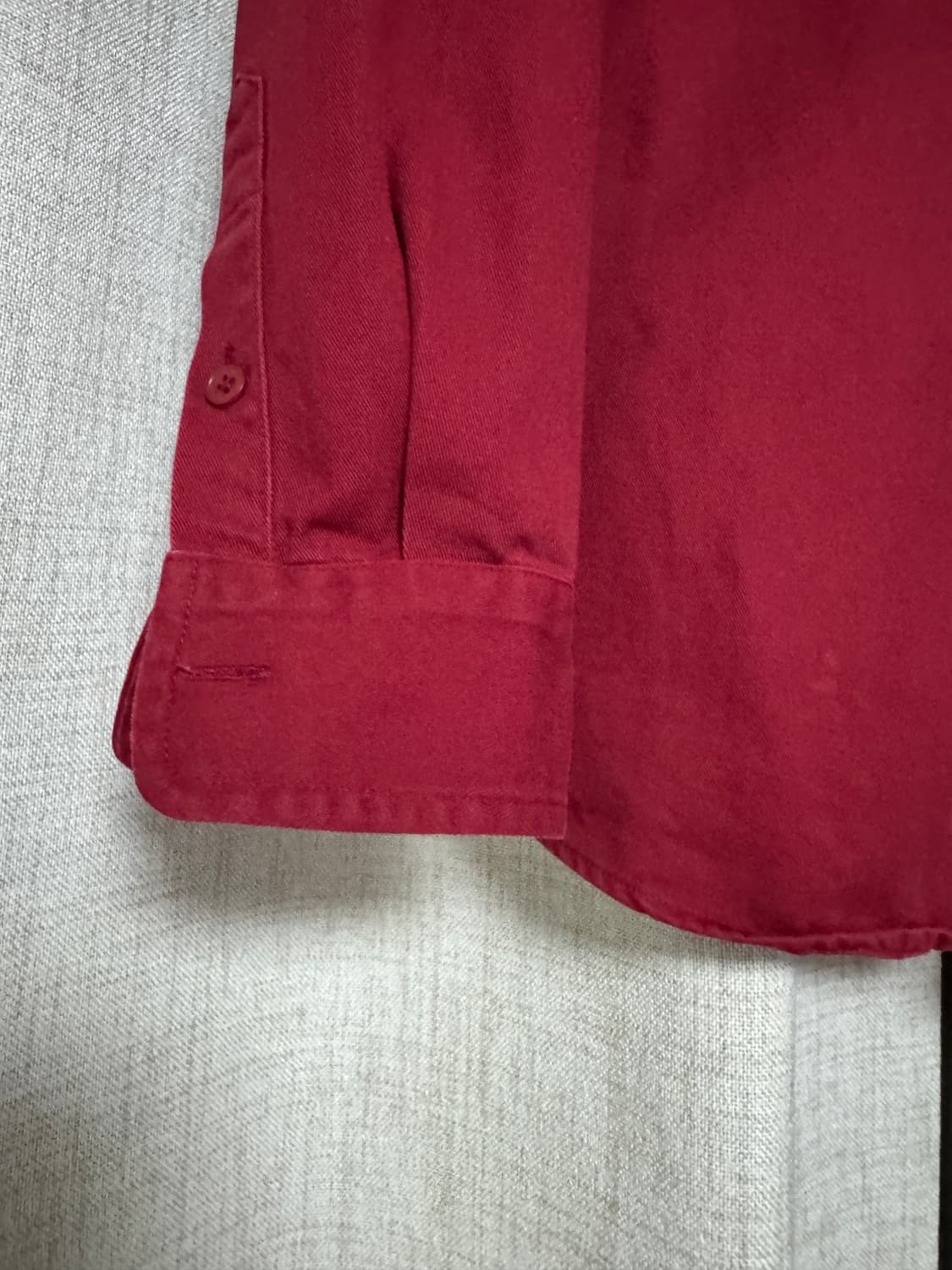 플라스틱프로덕트 카펜터 셔츠 Red 상품이미지4