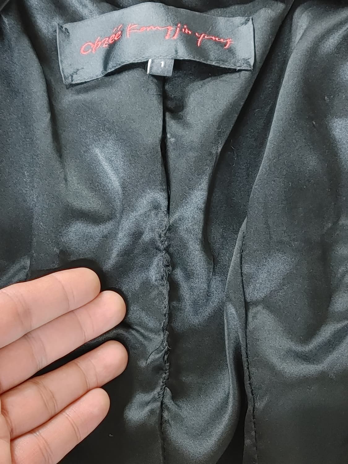 오브제 강진영 스터드징장식 여성 모직  하프롱코트 상품이미지10