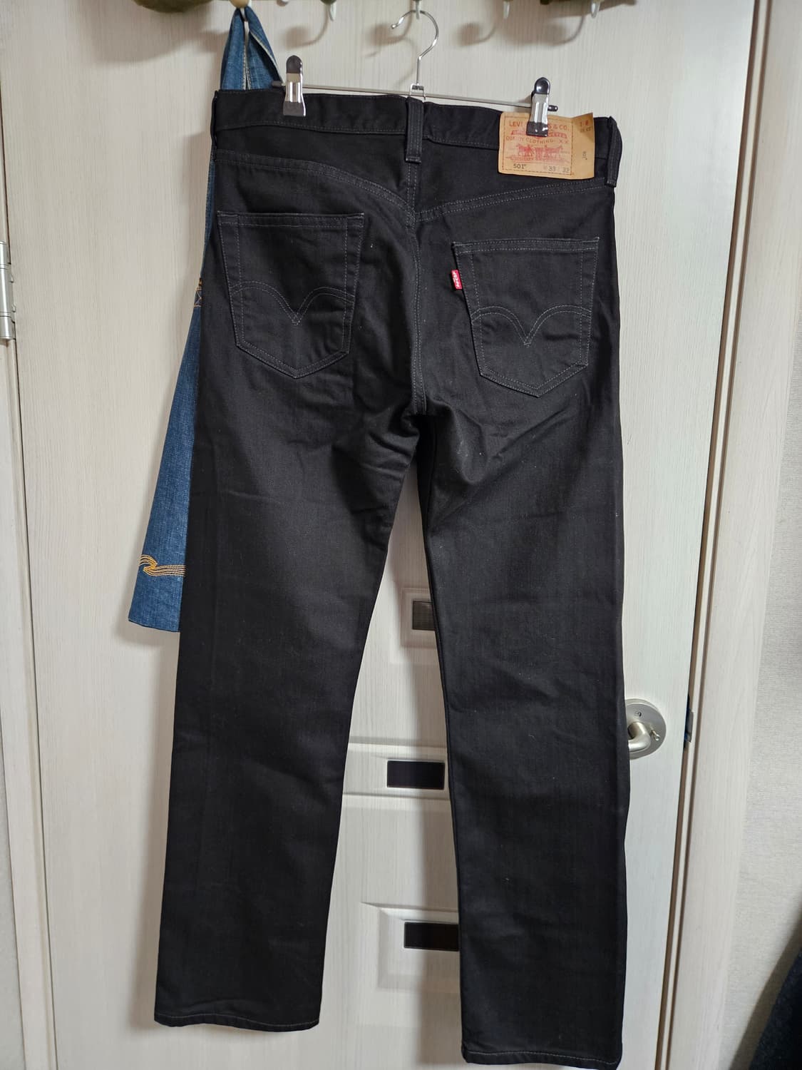 Levis 501 33x32 블랙진 리지드 리바이스 상품이미지2