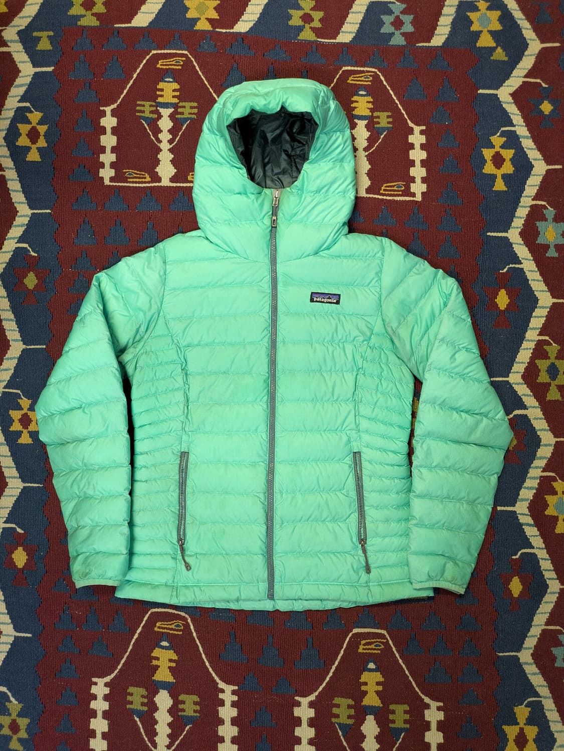 파타고니아 다운 스웨터 후디 경량패딩 민트 상품이미지1