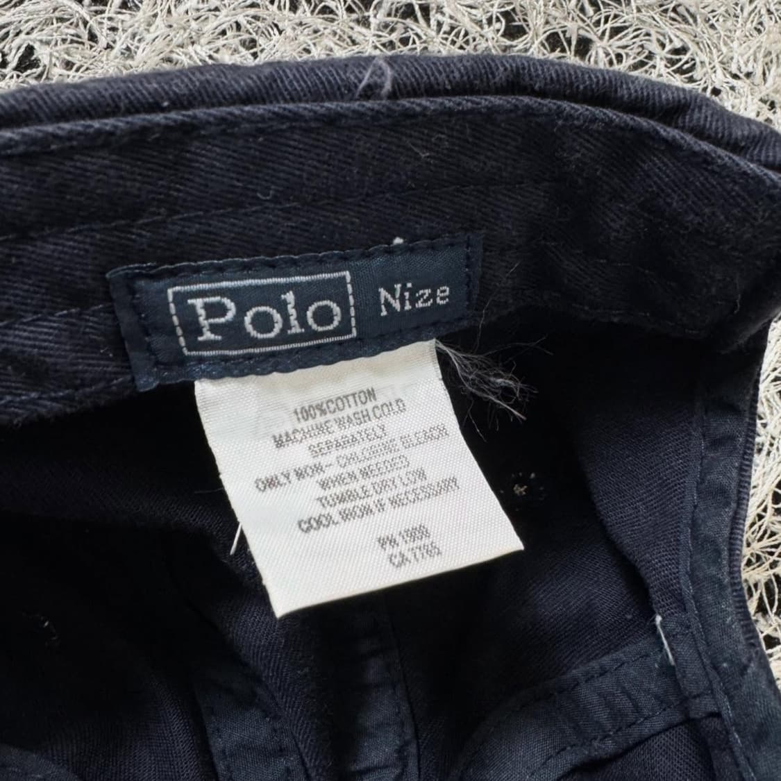 폴로 랄프로렌 화이트 포니 네이비 볼캡 상품이미지3