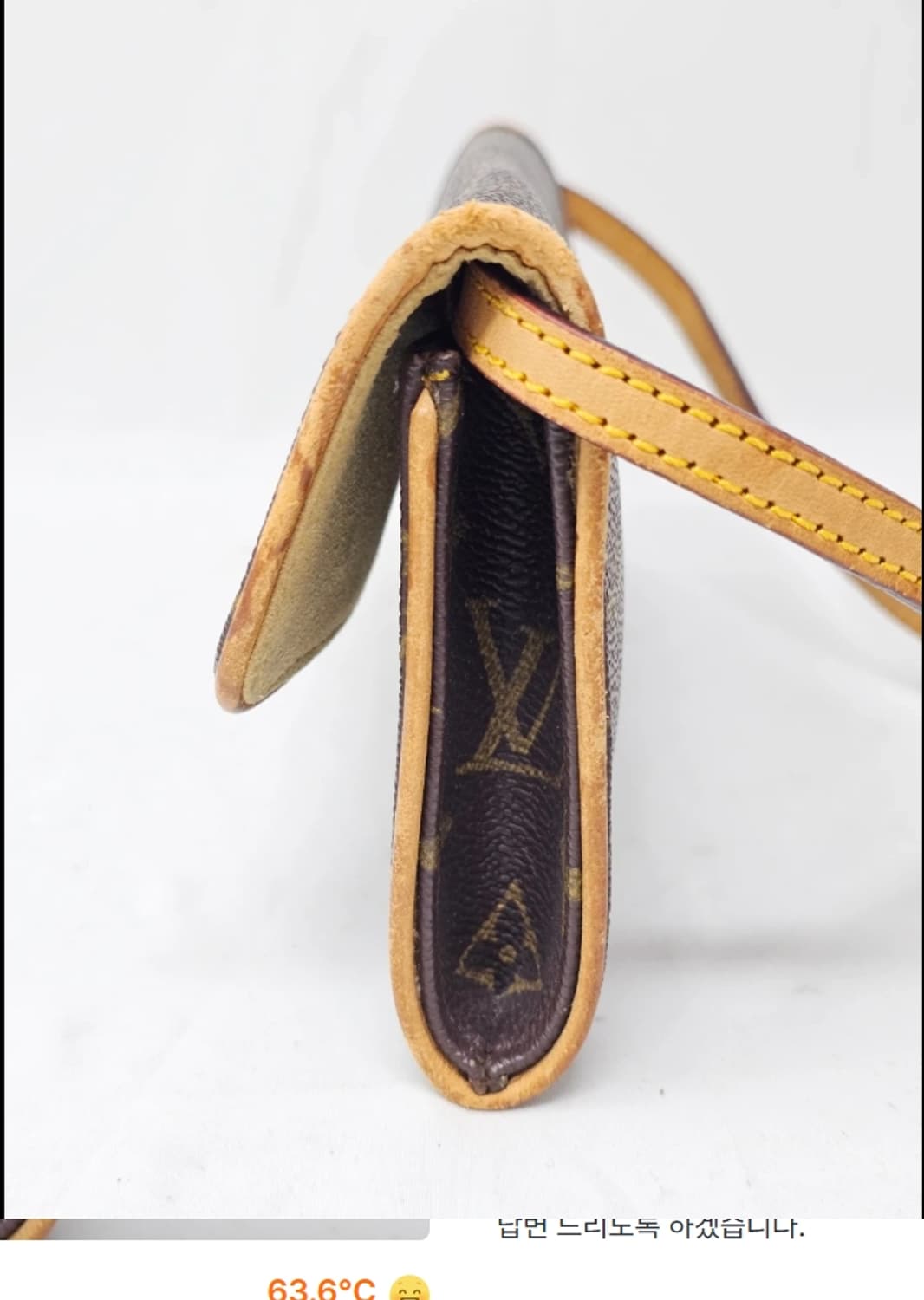 정품 루이비통 플로렌틴 캔버스 포쉐트 트윈 GM 숄더겸 크로스백 상품이미지6