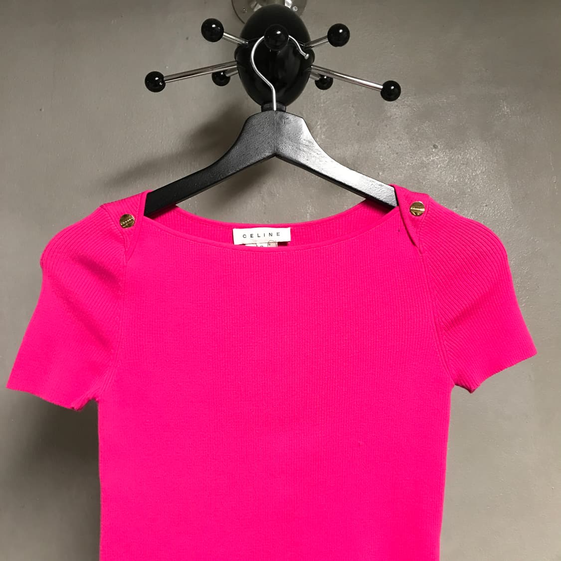셀린느 핑크 반팔 니트 S(W) 상품이미지2