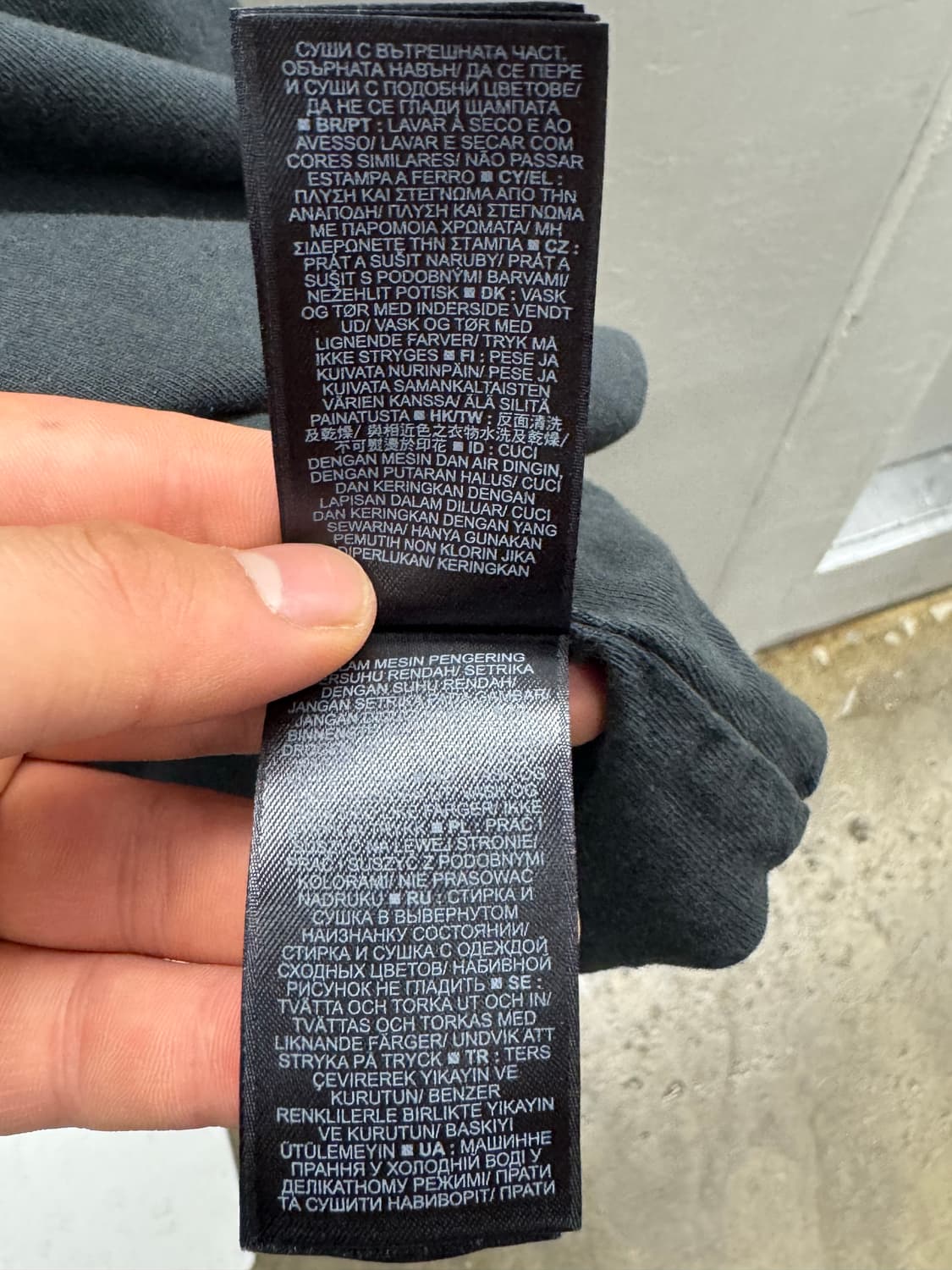 YZY GAP Dove Crop Tee 블랙 L 상품이미지7