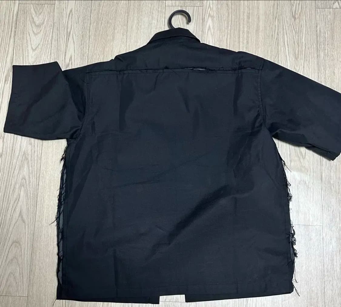 언어펙티드 CONTRAST MESH PANEL HALF SHIRT / B 상품이미지4