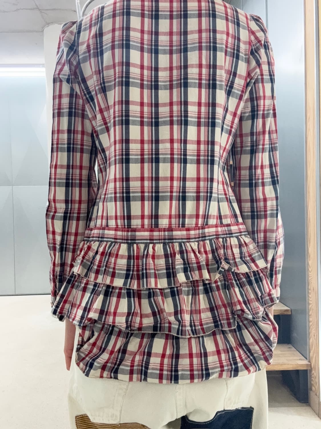 빈티지 롱셔츠 미니 원피스 상품이미지6