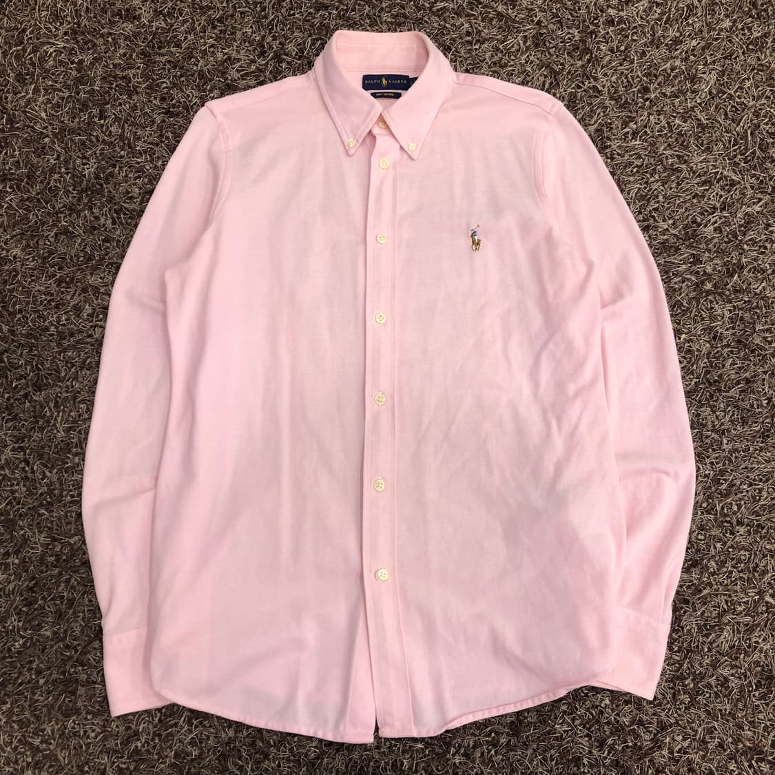 폴로 랄프로렌 핑크 니트 옥스포드 셔츠 상품이미지2