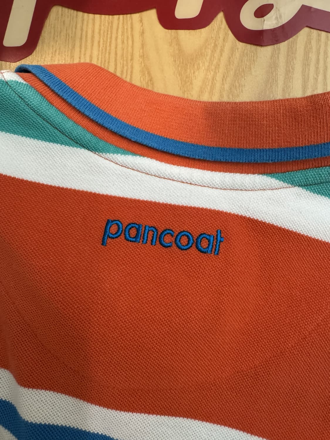 PANCOAT 팬콧 멀티 스트라이프 PK 카라 반팔 티셔츠 상품이미지6