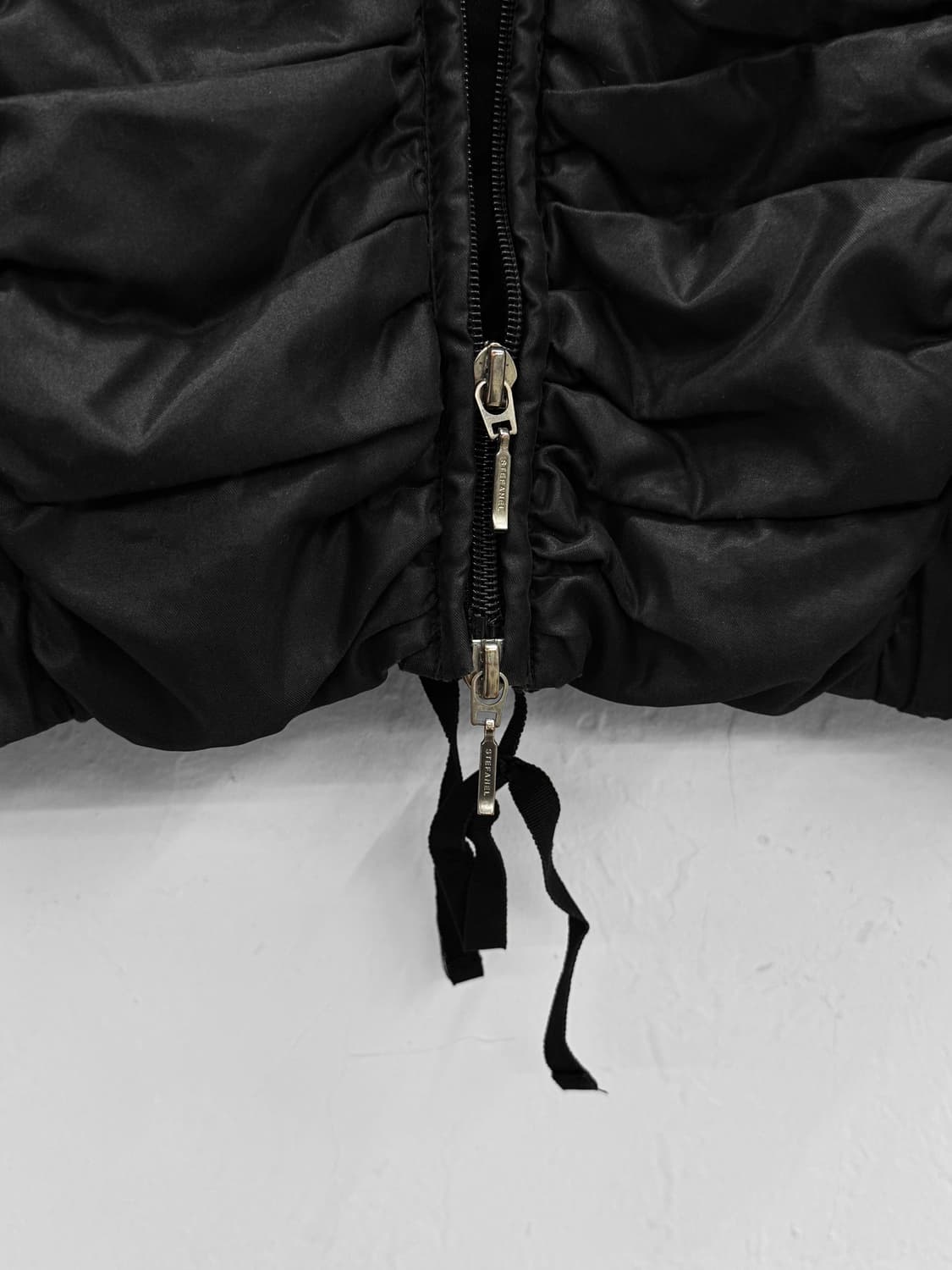 stefanel 하이넥 셔링 패딩 자켓 상품이미지5