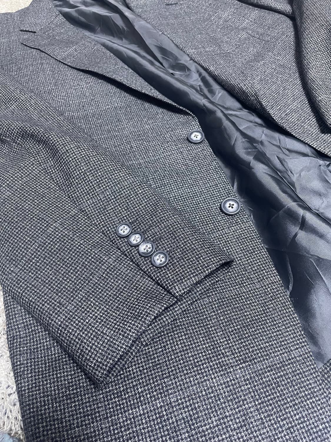 버버리 2버튼 일제 하운드투스 블레이저 105~110 상품이미지3