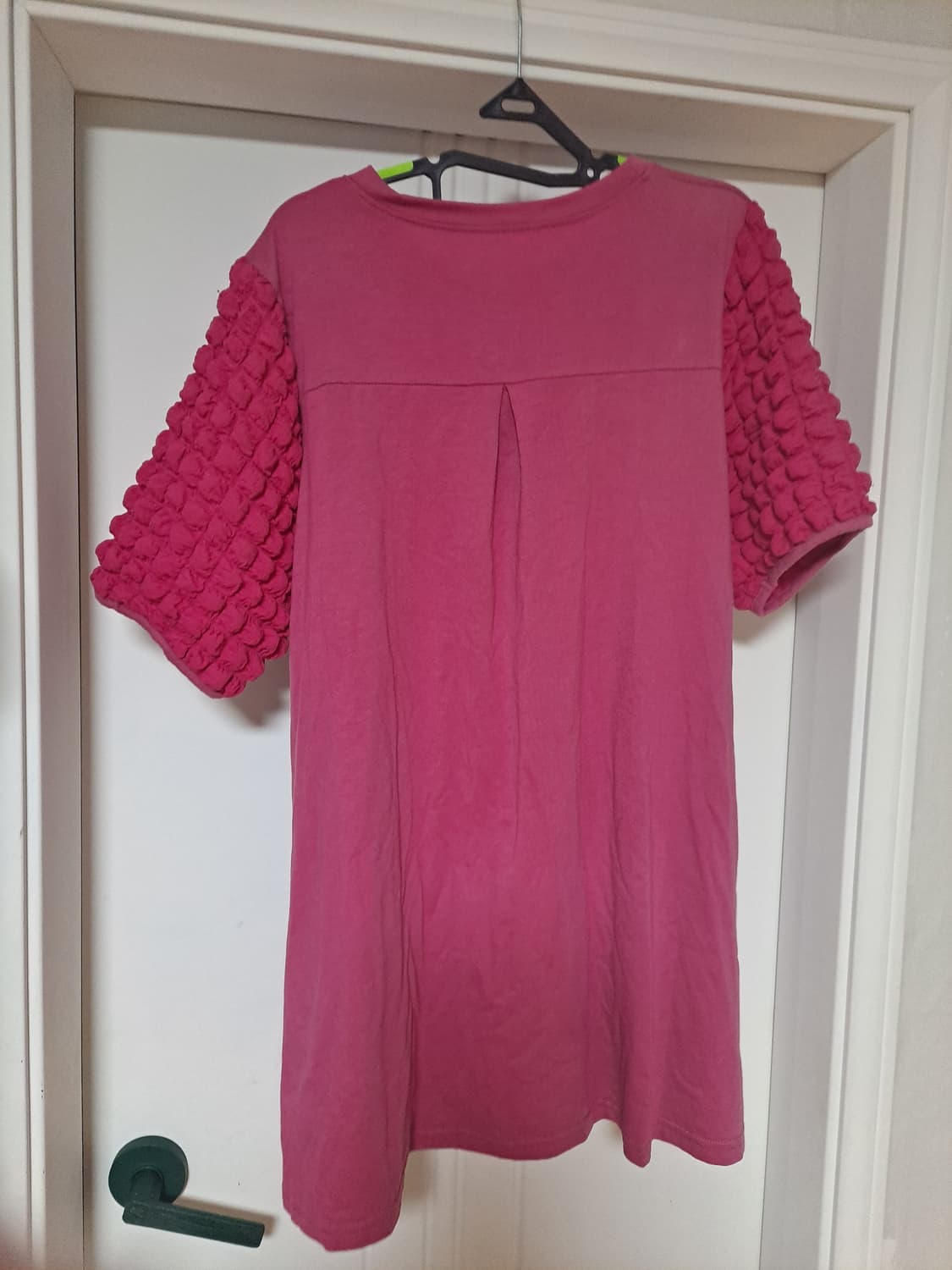 퍼프 반팔 롱티셔츠  상품이미지1