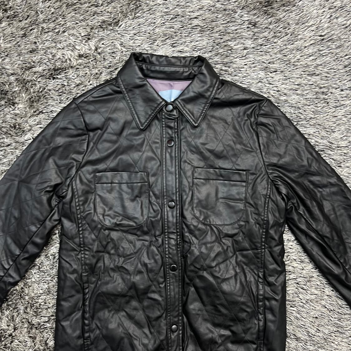 LBL 여성 페이크레더 가죽 자켓 (55) 상품이미지2