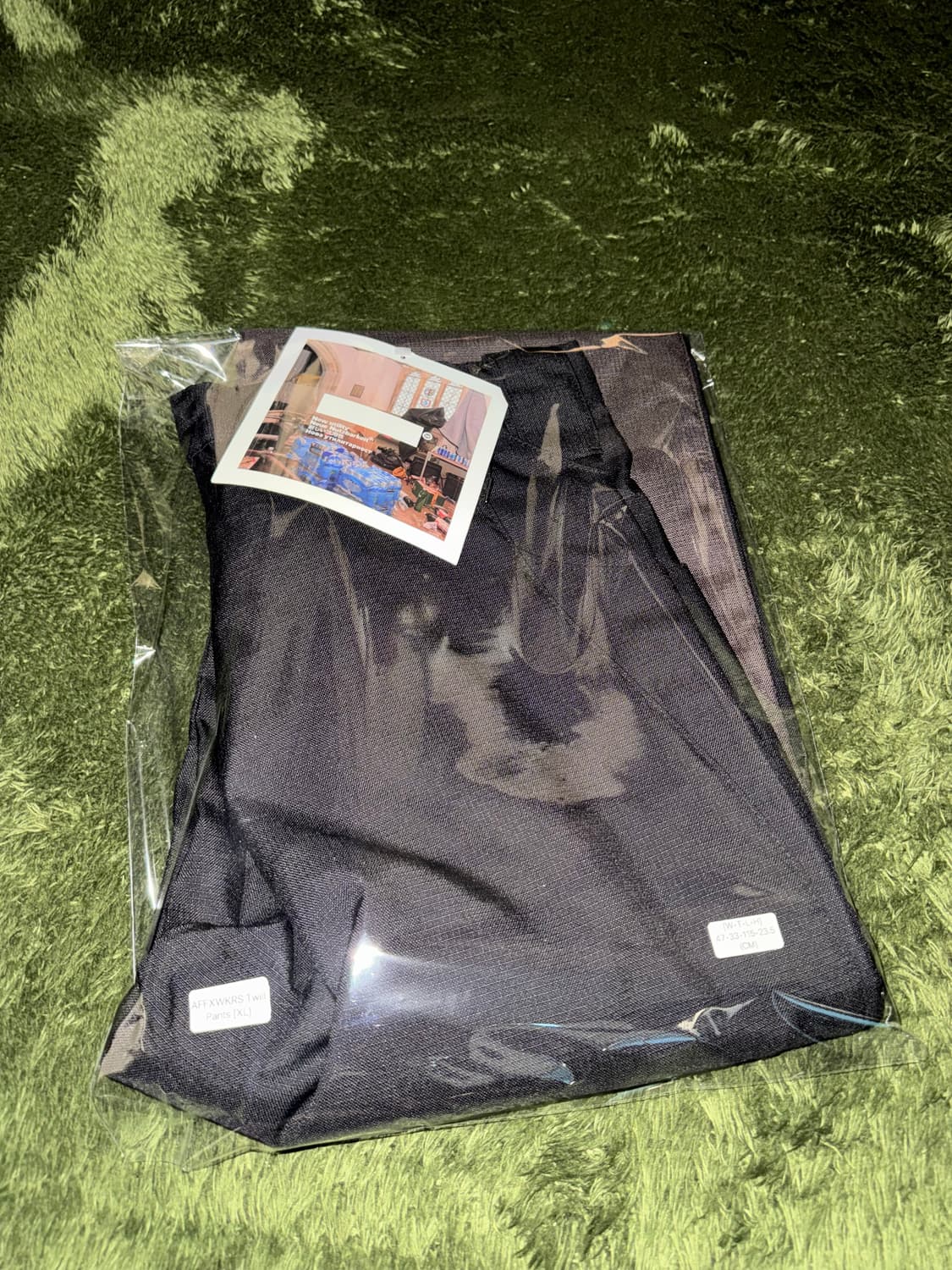 [XL] AFFXWRKS 아픽스 패널 디테일 립스탑 팬츠 블랙 상품이미지10