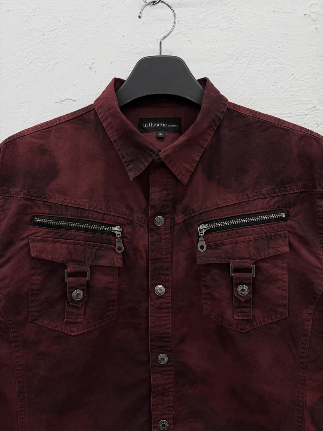 in the attic homme 다잉 셔츠 상품이미지2