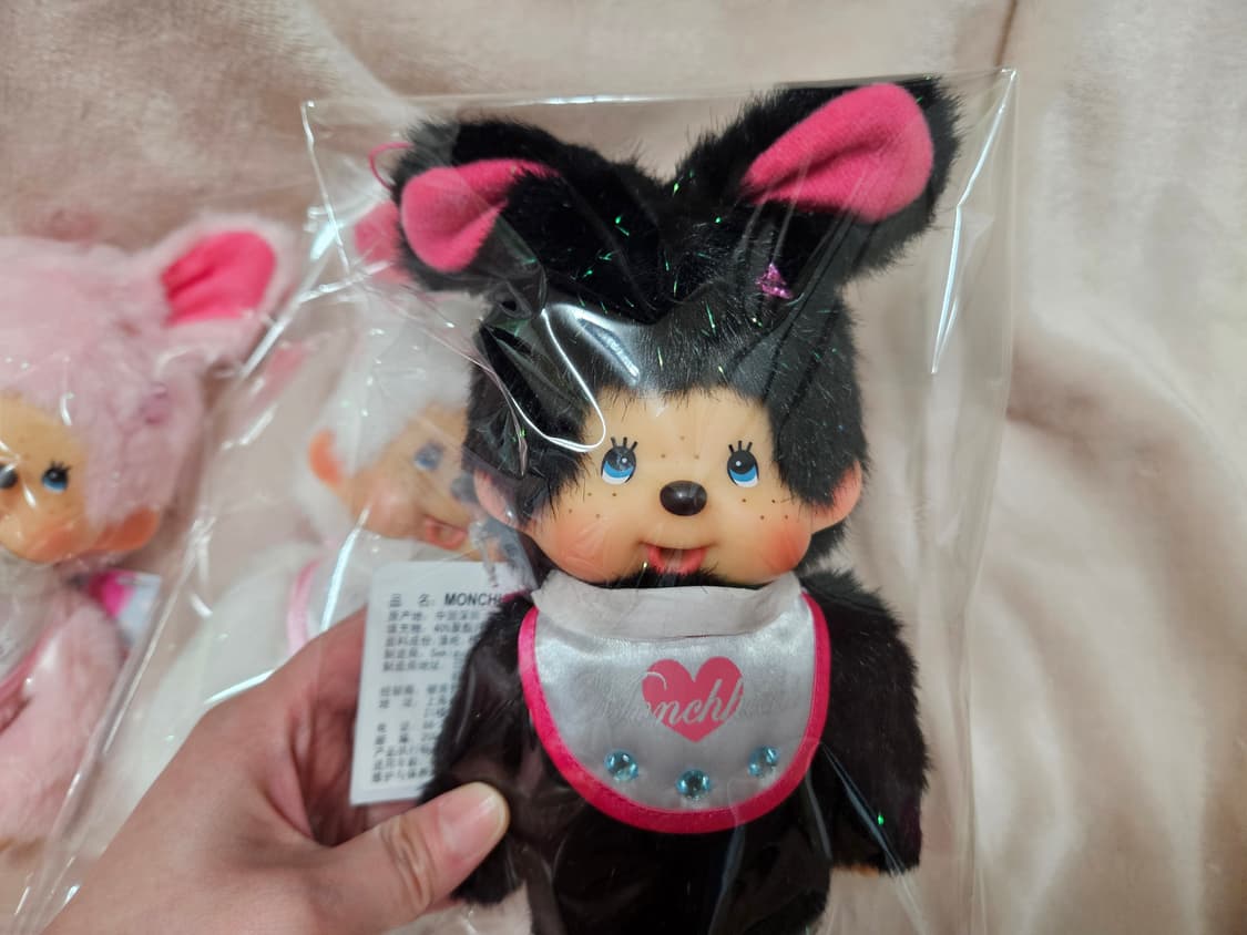 수수료❌️세트) 고전 윙크시리즈 글리터 토끼 몬치치 인형 세트 상품이미지2