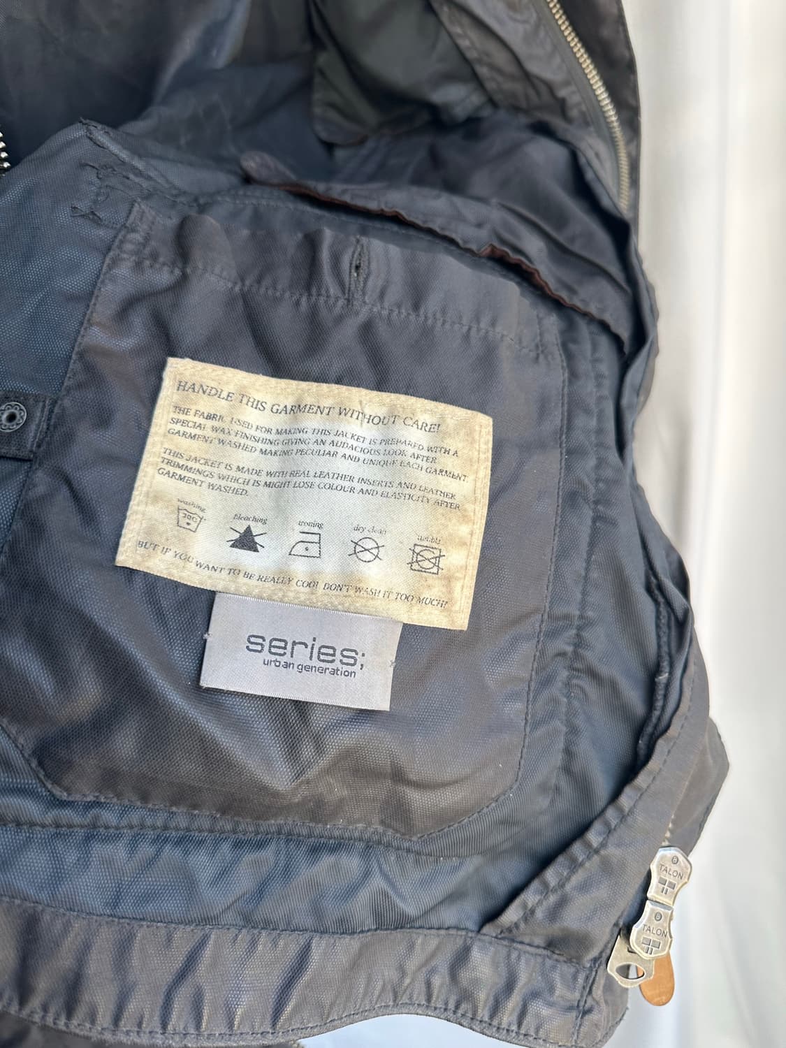 시리즈 왁스 워싱 하프 코트 상품이미지7