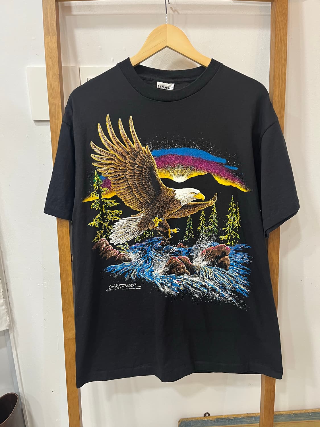 90s Vintage Eagle Graphic T-Shirt (Made) 상품이미지1