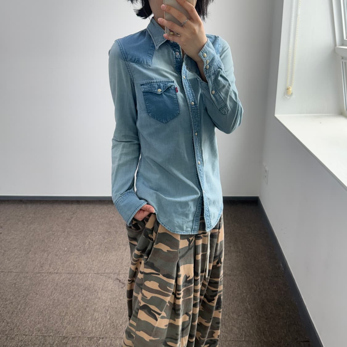 Levis 리바이스 투포켓 데님 셔츠 상품이미지2