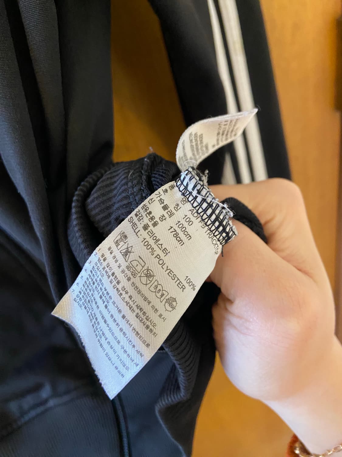 아디다스 파이어버드 블랙 트랙탑져지 상품이미지6