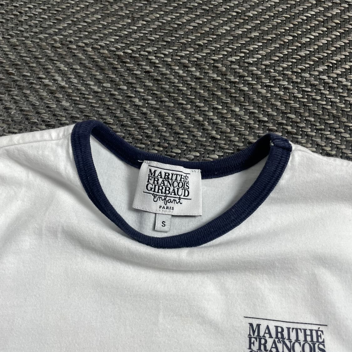 마리떼 프랑소와 저버 우먼스 배색 링거 반팔 티셔츠y 4378 상품이미지5