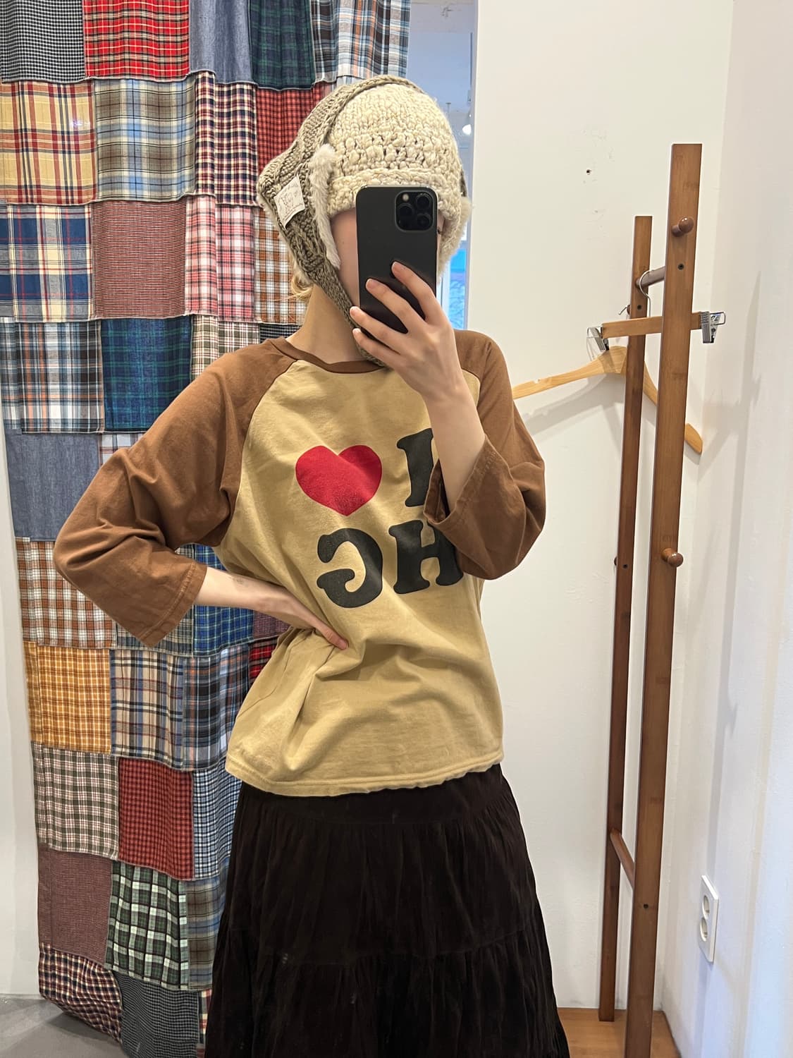 히스테릭글래머 i ♥️ HG 7부 슬리브 상품이미지1