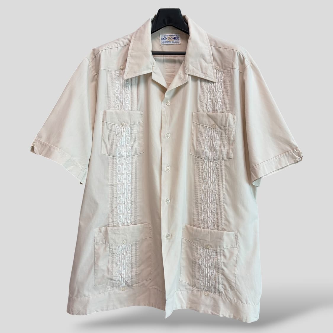 (XL)빈티지 Don Romeo 구아야베라 반팔셔츠 상품이미지1
