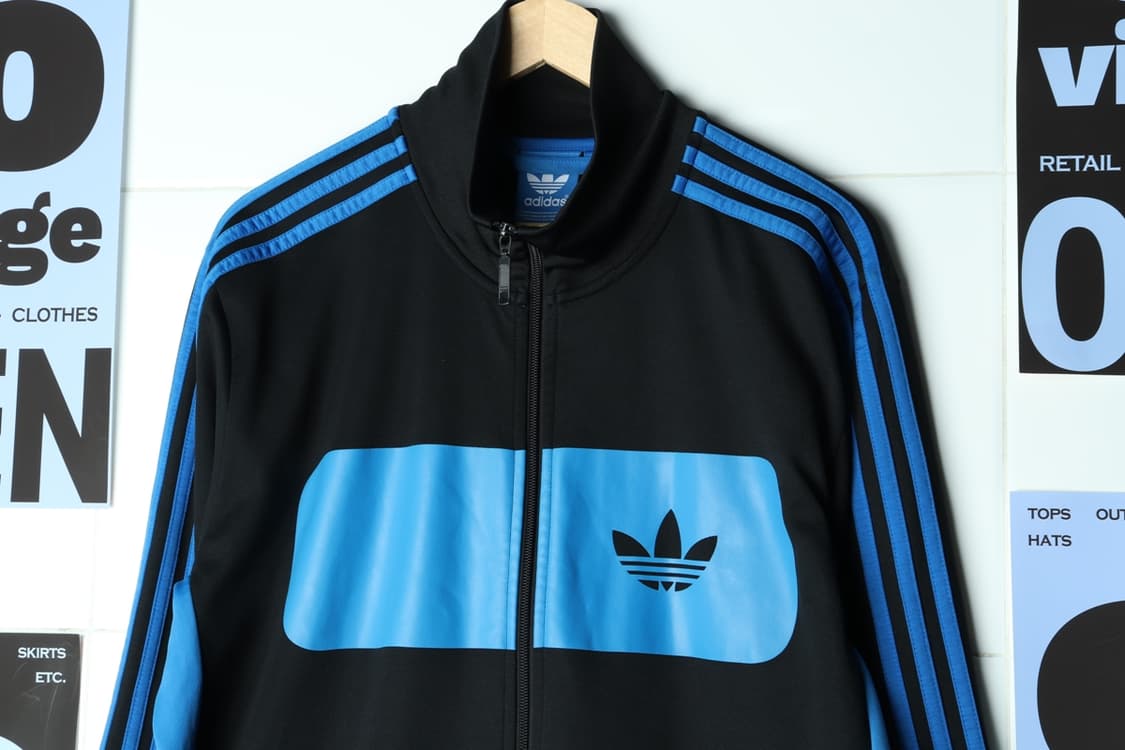 (2XL) 아디다스 집업 바람막이 점퍼자켓 희귀 대장급 블랙-7B1B 상품이미지3