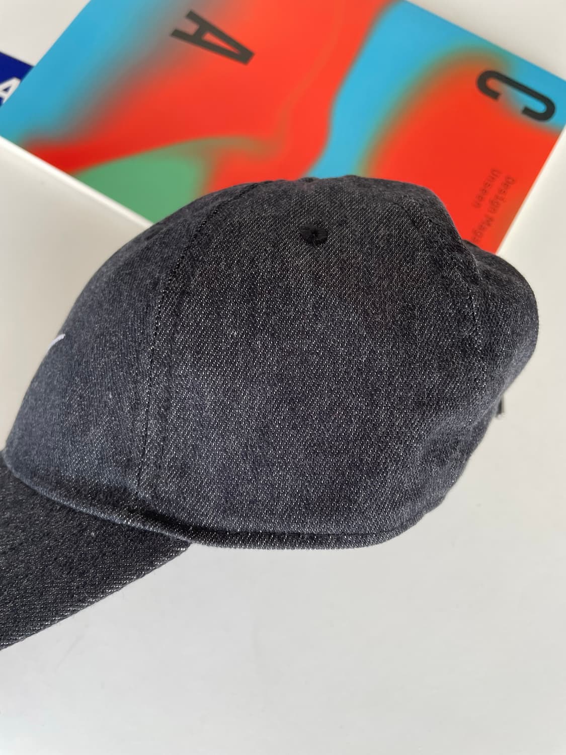 Nike ball cap 나이키 스우시 데님 볼캡 모자 상품이미지6