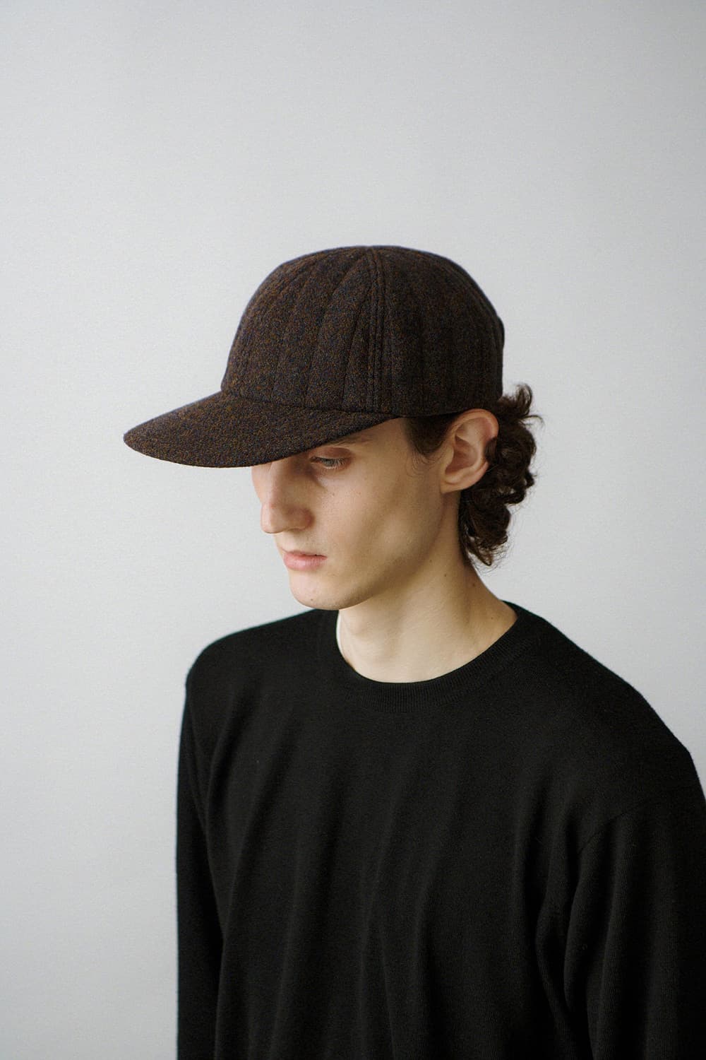 나인테일러 울 레더 퀼트 캡 상품이미지9