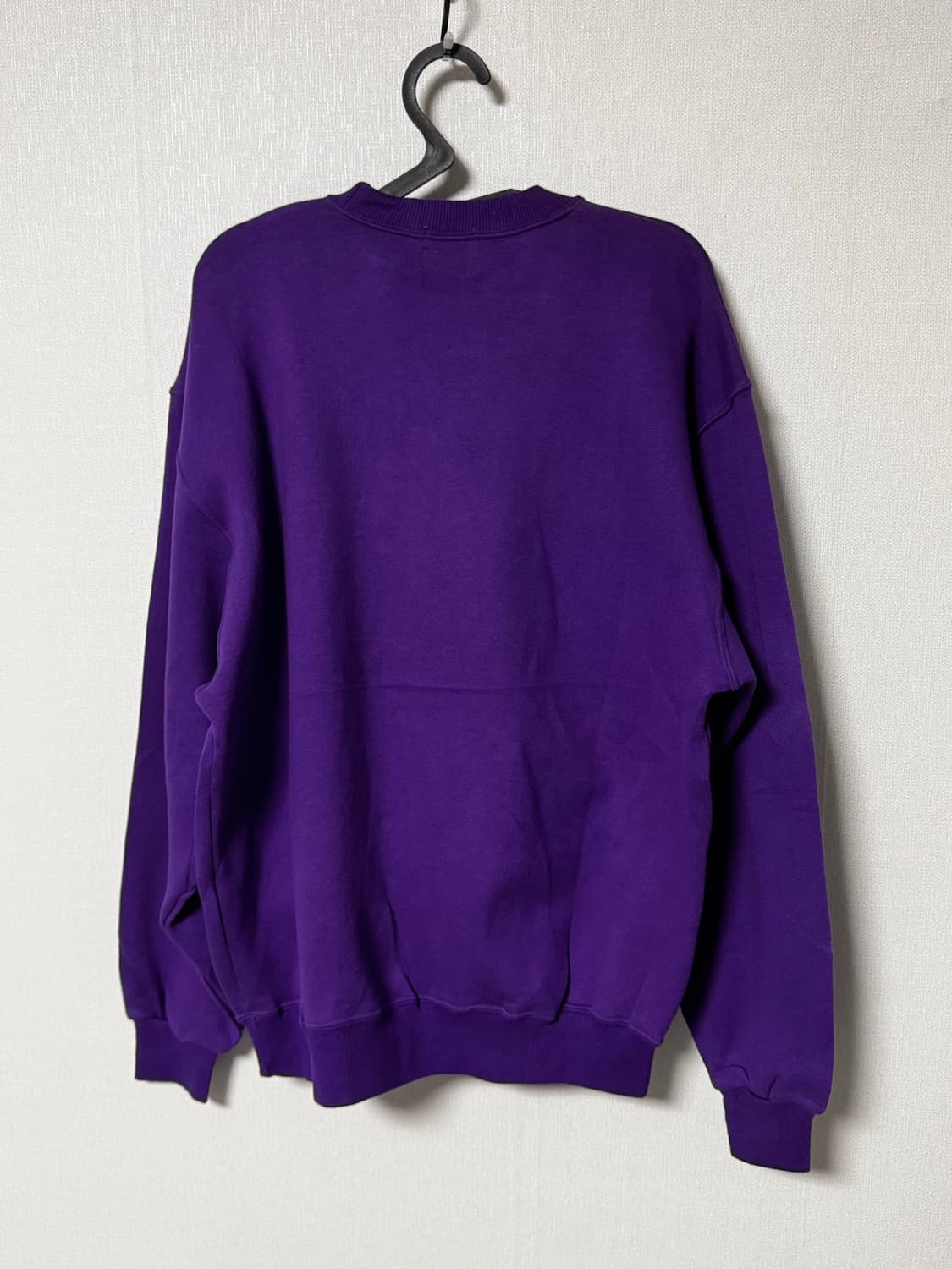 debate 프린팅 퍼플 맨투맨 티셔츠 상품이미지3