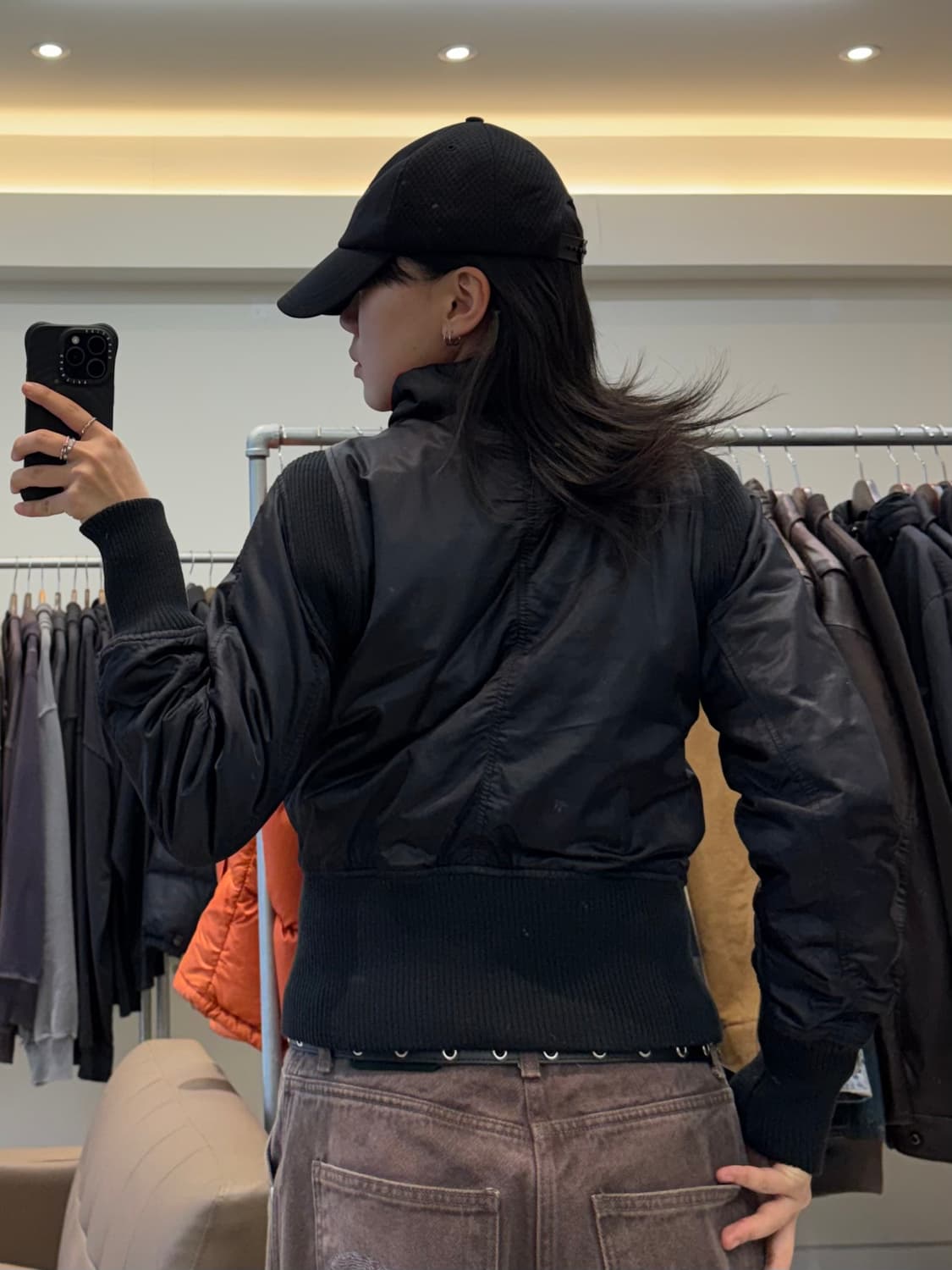 아르마니 익스체인지 셔링 블루종 자켓 상품이미지9