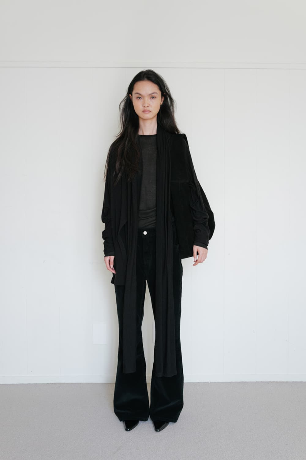 Repos shawl jersey cardigan 상품이미지1