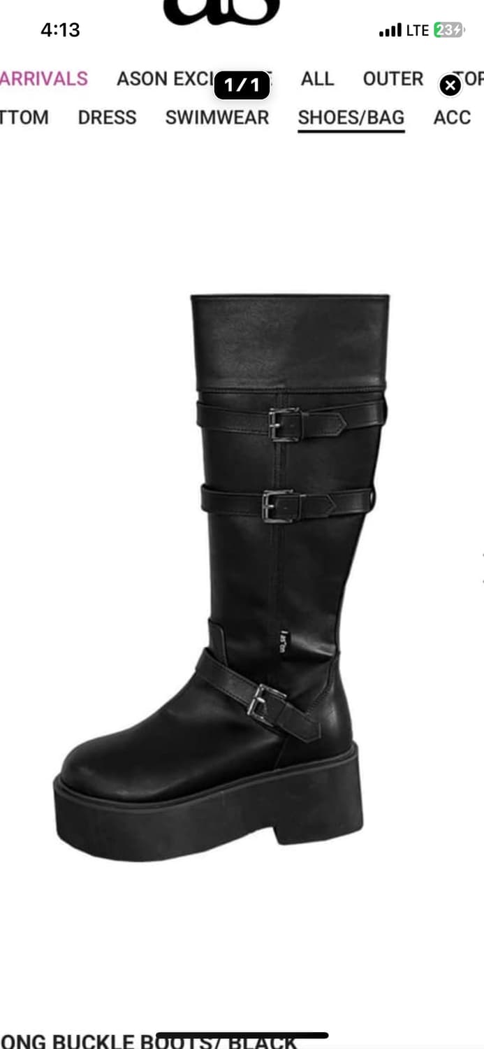 구해요)애즈온 마야 롱부츠 230-235 상품이미지1