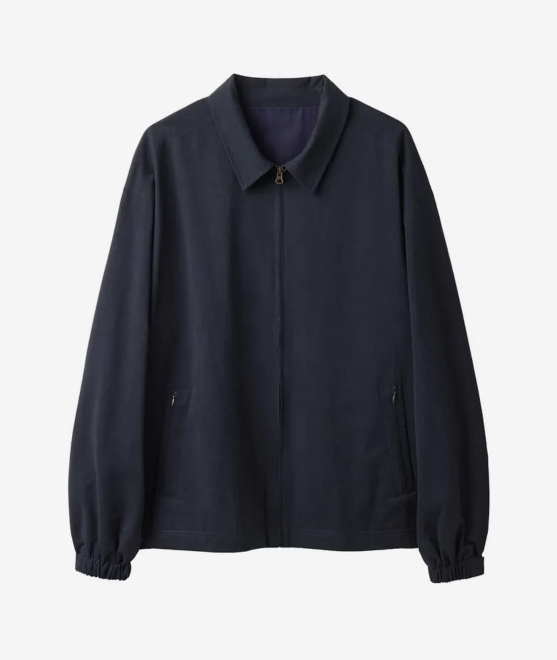 [3] 아르반 바틱 다잉 더블 포켓 카라 자켓(네이비) 상품이미지1