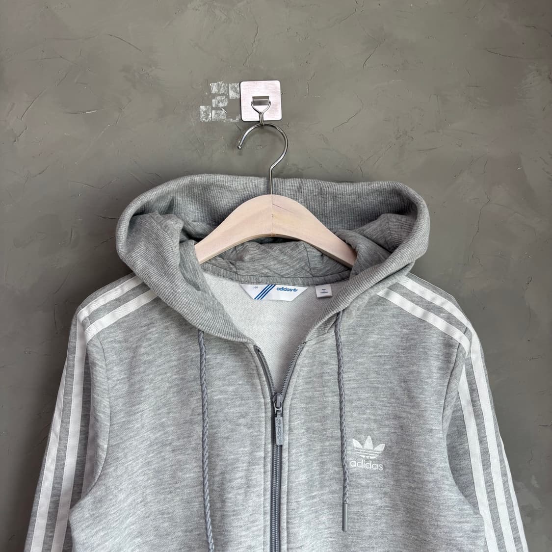 아디다스 파이어버드 후드집업 그레이 상품이미지2