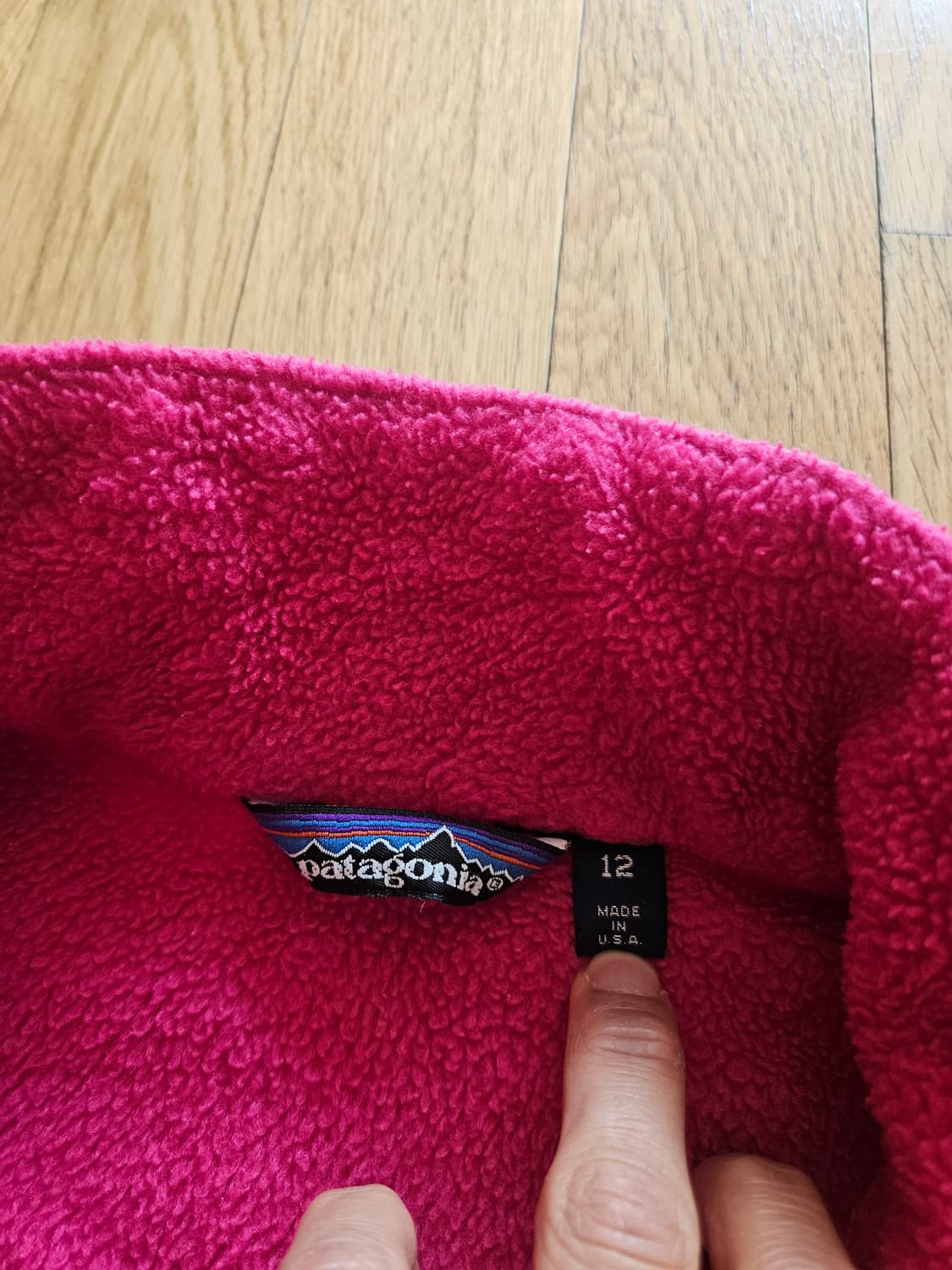 파타고니아 핑크 플리스 하프집업 신칠라 후리스 usa 등산 클라이밍 상품이미지3
