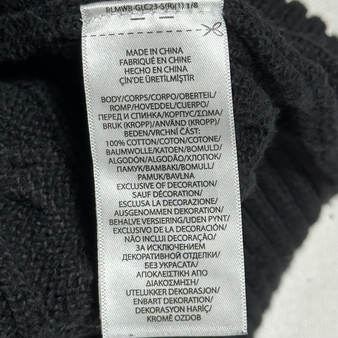 XL 폴로랄프로렌 블랙 케이블 니트 상품이미지6