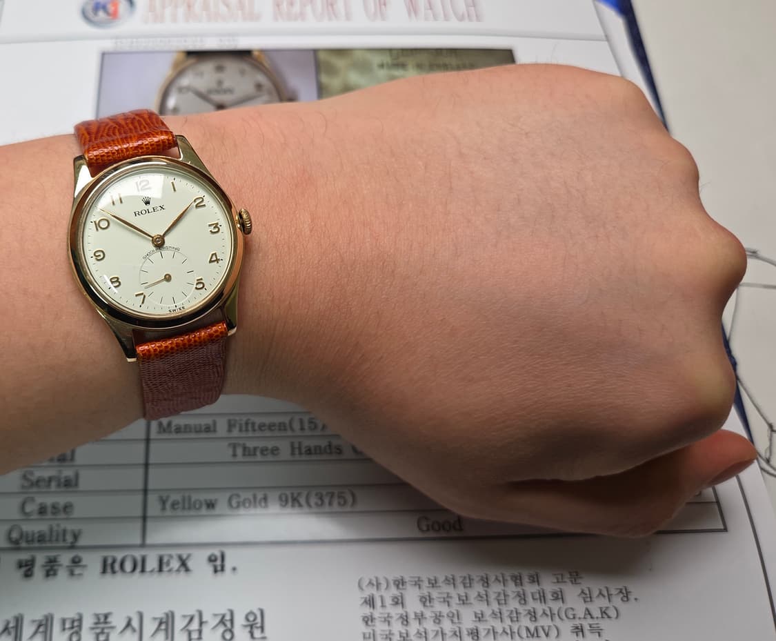 레어] 빈티지 롤렉스 9k올금통 Ref.12325 독립초침 아리빅판 (감 상품이미지10